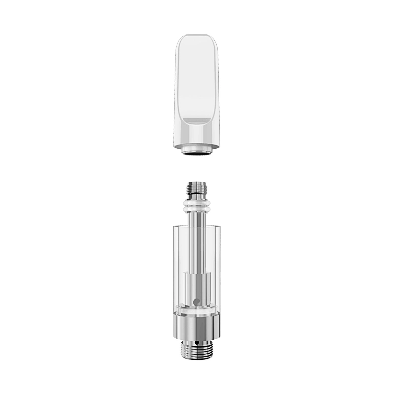 Rosca 510 Cartucho vacío de la bobina de cerámica Vape Atomizer concentrado de vidrio del depósito de la HHC