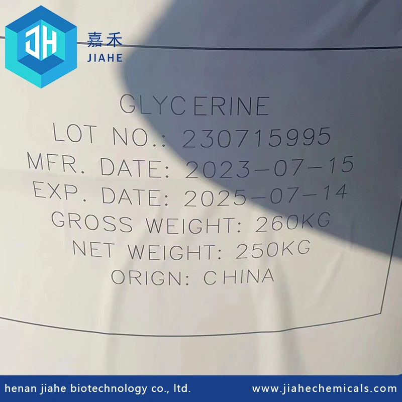 Glycérol/glycérine 99.5% avec cas 56-81-5 - glycérol Prix liquide incolore Pour cosmétiques/détergent