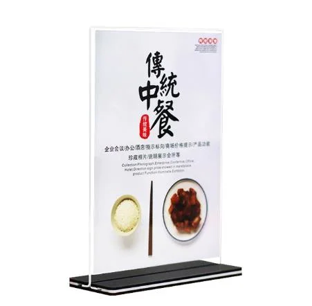 Supermarket Promotion Flyer Display Easter Greeting Card Acrylic Display Holder