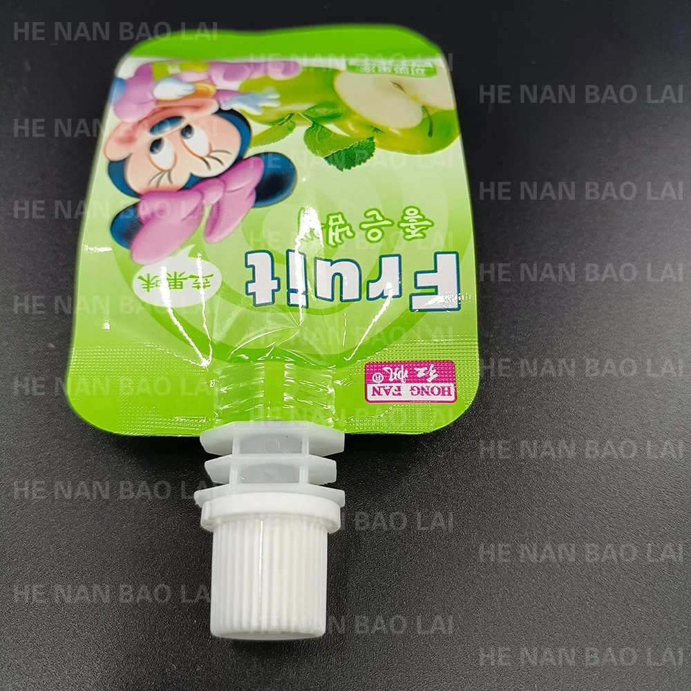 BPA Free Plastic Reusable Wine Bottle 750 Ml Spout Pouch Packaging Supplier