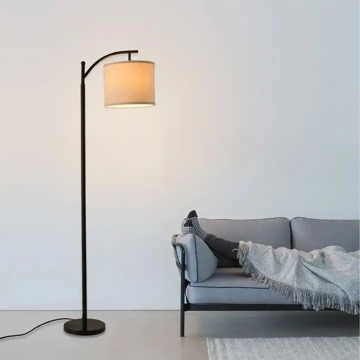 Simva Moderne prägnante Stehlampen LED Living Room Lighting Laterne Stehlampe Aus Geformtem Stoff Mit Lampenschirm