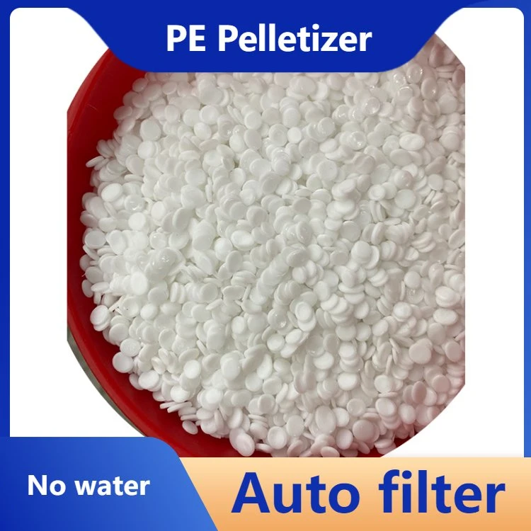 Pbat PLA Material Edge Film Recycling Pelleting Machine Po HDPE Plastic Granulator