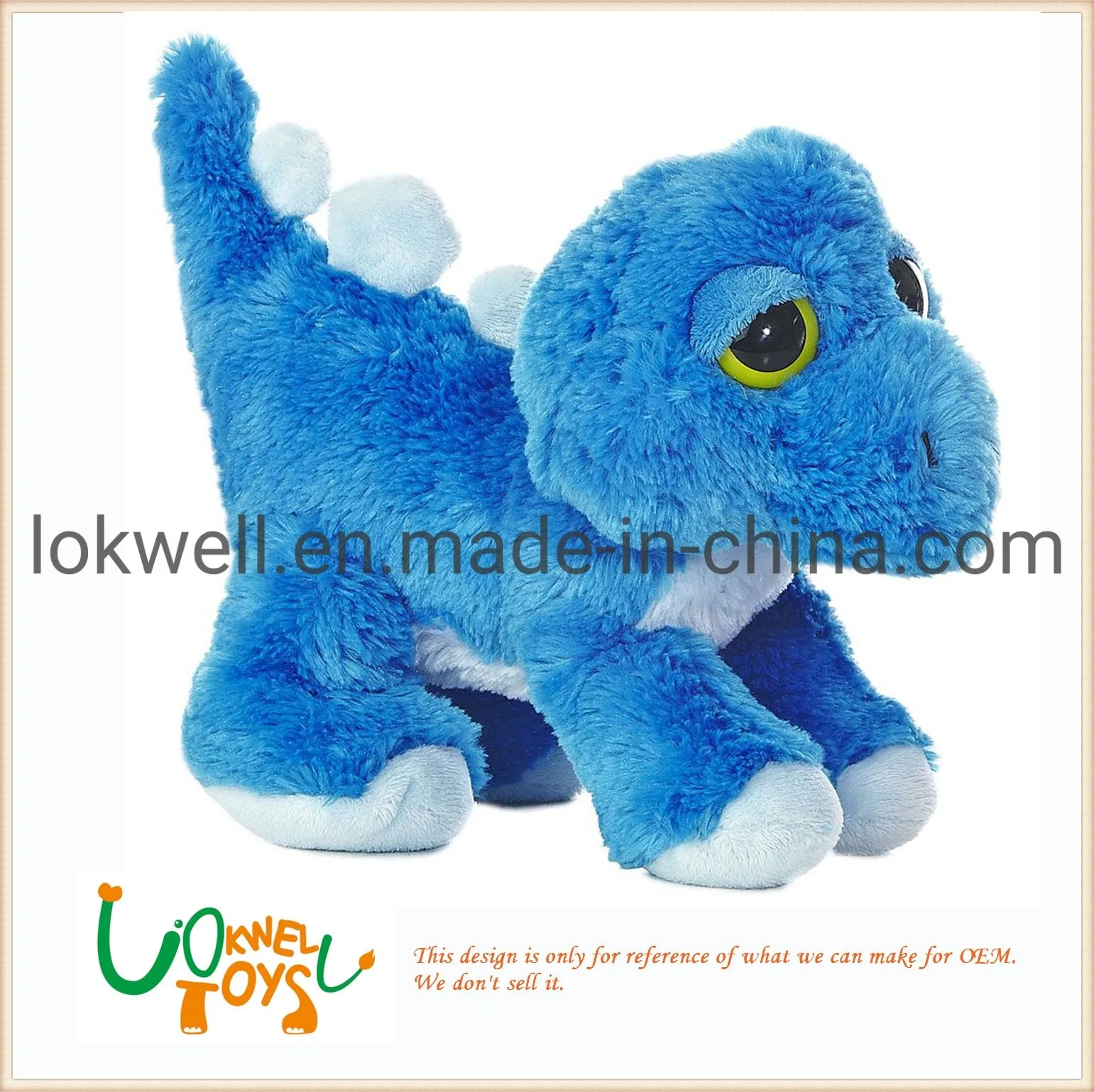 Plush Little Blue Dinosaurs Stuffed Animals