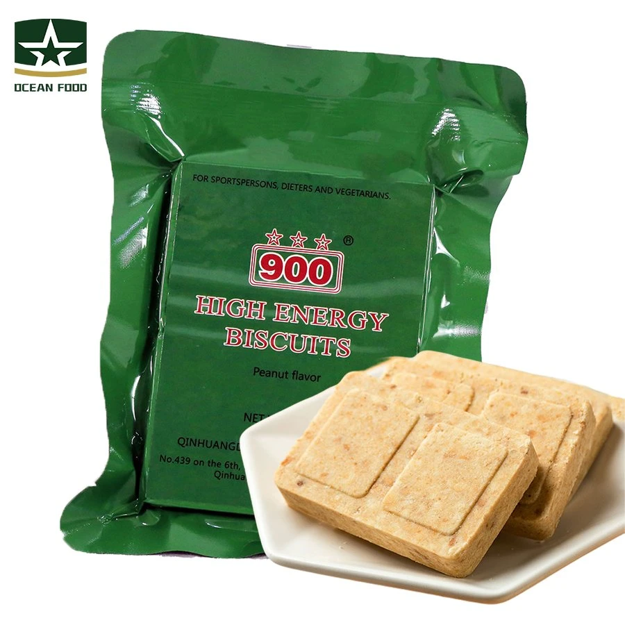 Food Ration Compressed High Energy Army Biscuit Peanut Flavor Bar