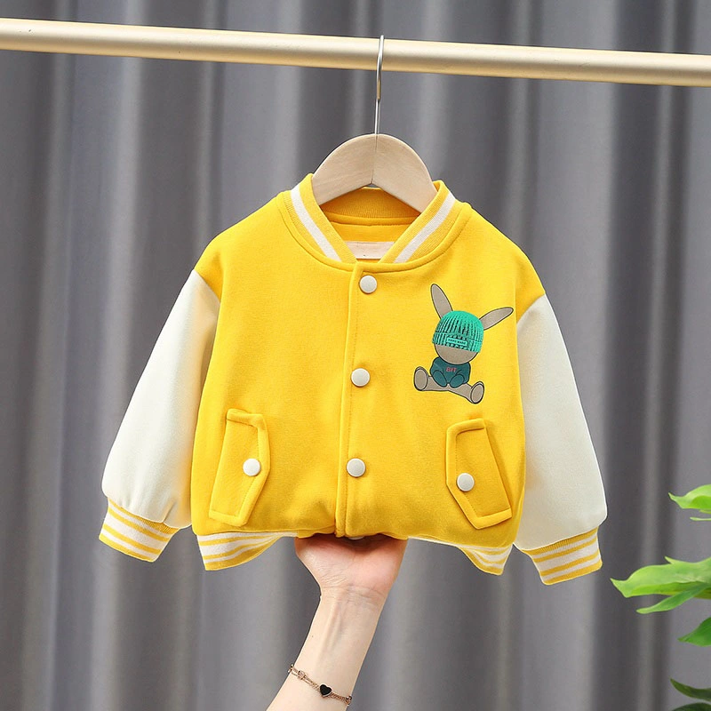 New Fashion Spring Autumn Kids Sweatshirts Custom Printing Logo Cotton Comfortable Chlidren's Varsity Jacket