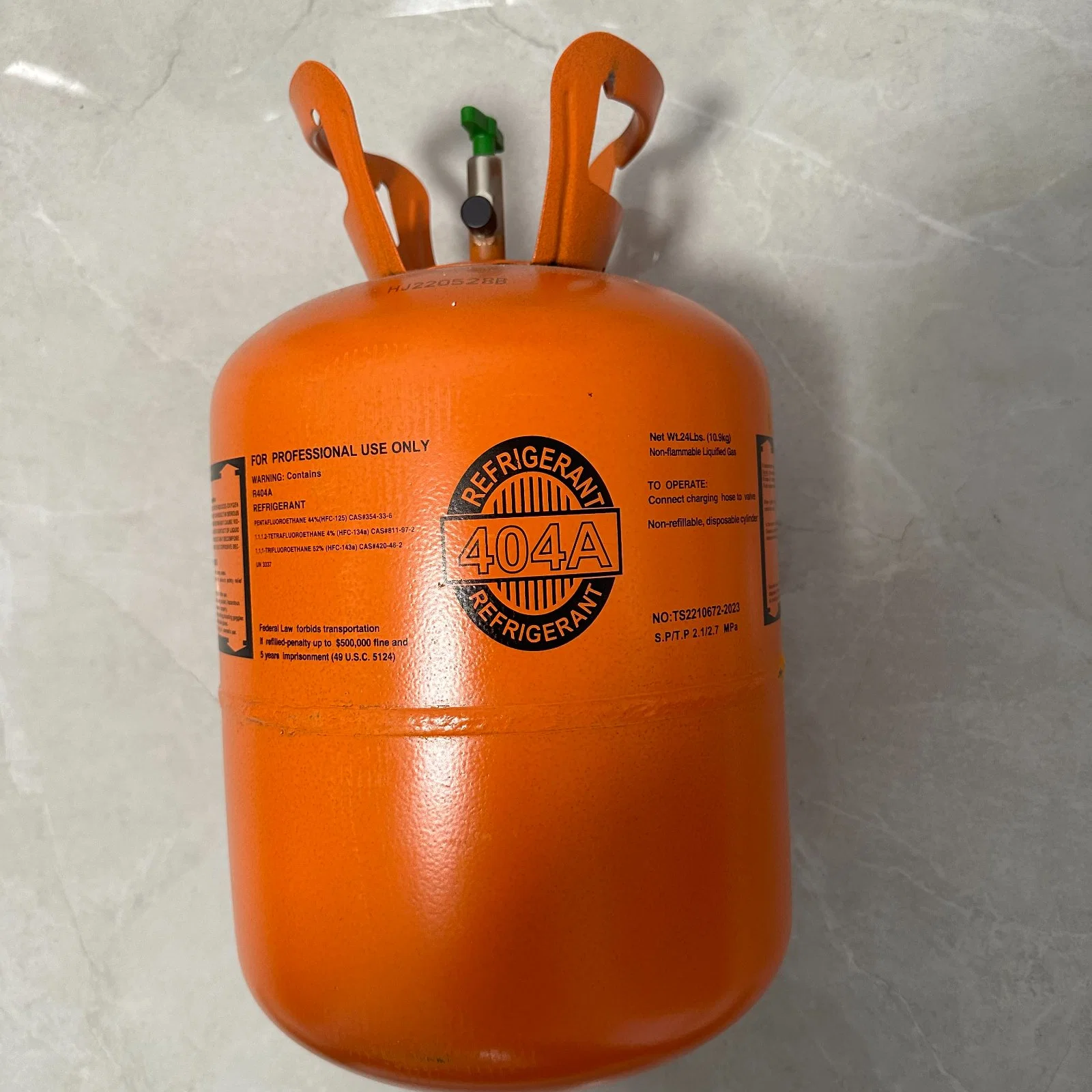 New Refrigerant Gas CE Refilling Cylinder R404A R410A R134A R407r507 R32