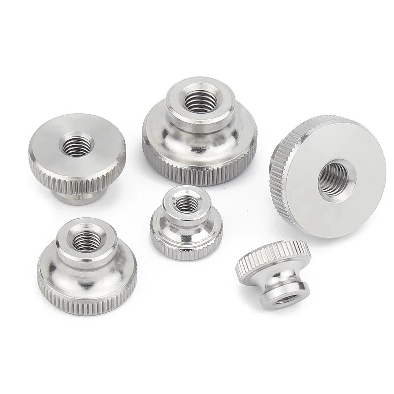 201 304 316 Stainless Steel Hex Flange Wing Rivet Hexagon Lock Insert Cap Square Eye Coupling Knurls Cap Round Nut