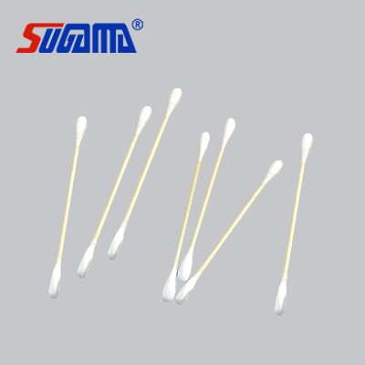 100% Cotton Friendly Hotel Ear Cleaning Q Tip Stick Cotton Swab