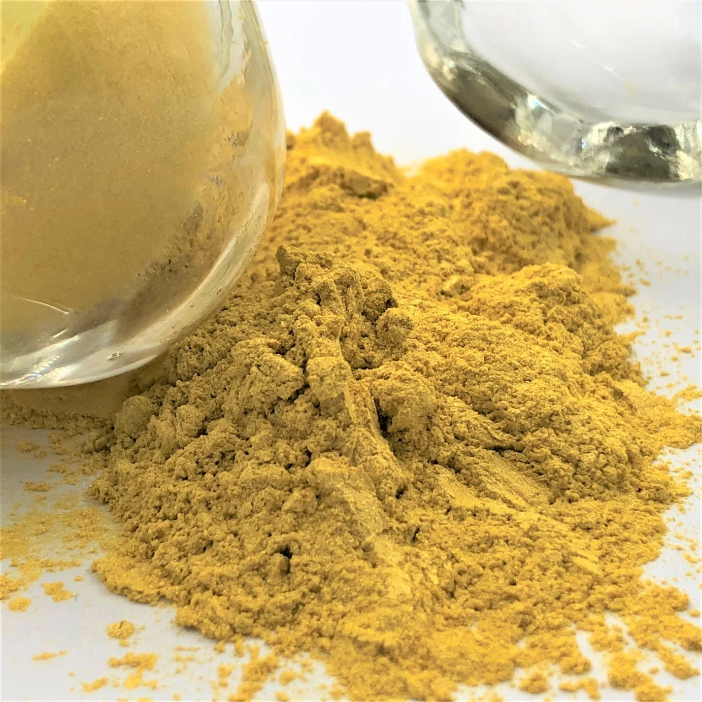 Le Mica Magic Mica en poudre en plastique jaune pigments perlés Revêtement P421