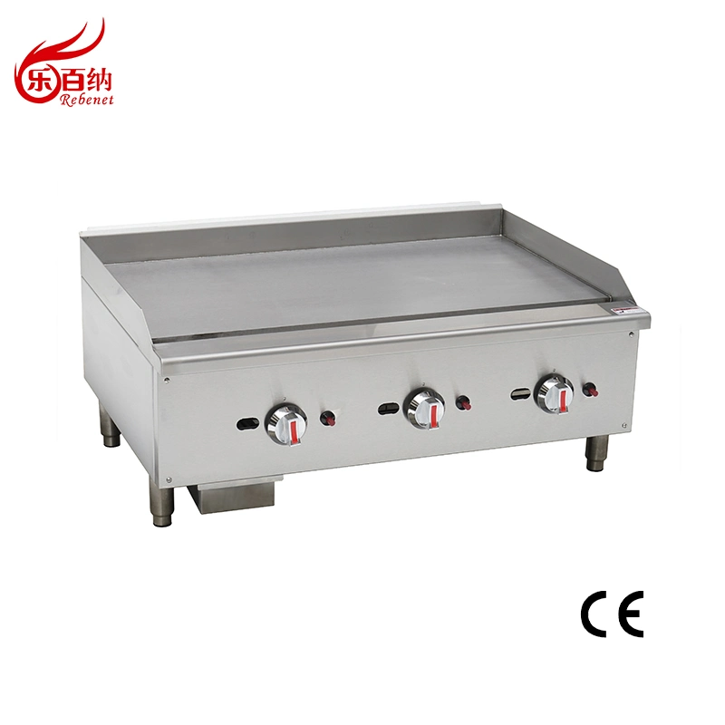 Snack Equipment Commercial Electric Flat Plate Griddle Grill in Stainless Steel (6E-GH60)