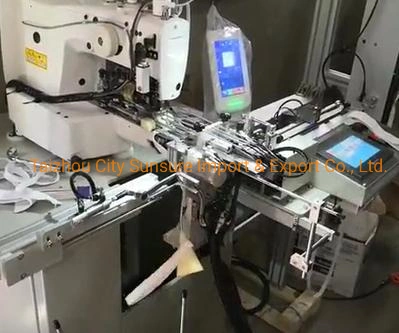 High Speed Automatic One-Time Elastic Band Cutting and Joining Sewing Machine Ss-200e