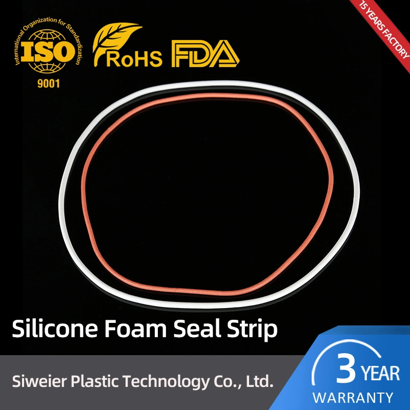 Foamed Seal Ring Industrial Silicone Products Silicone Sealing Gasket