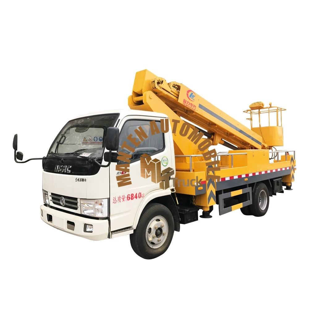 Good Service 4X2 Telescopic Boom High Altitude Operation Aerial Bucket Working Platform Truck