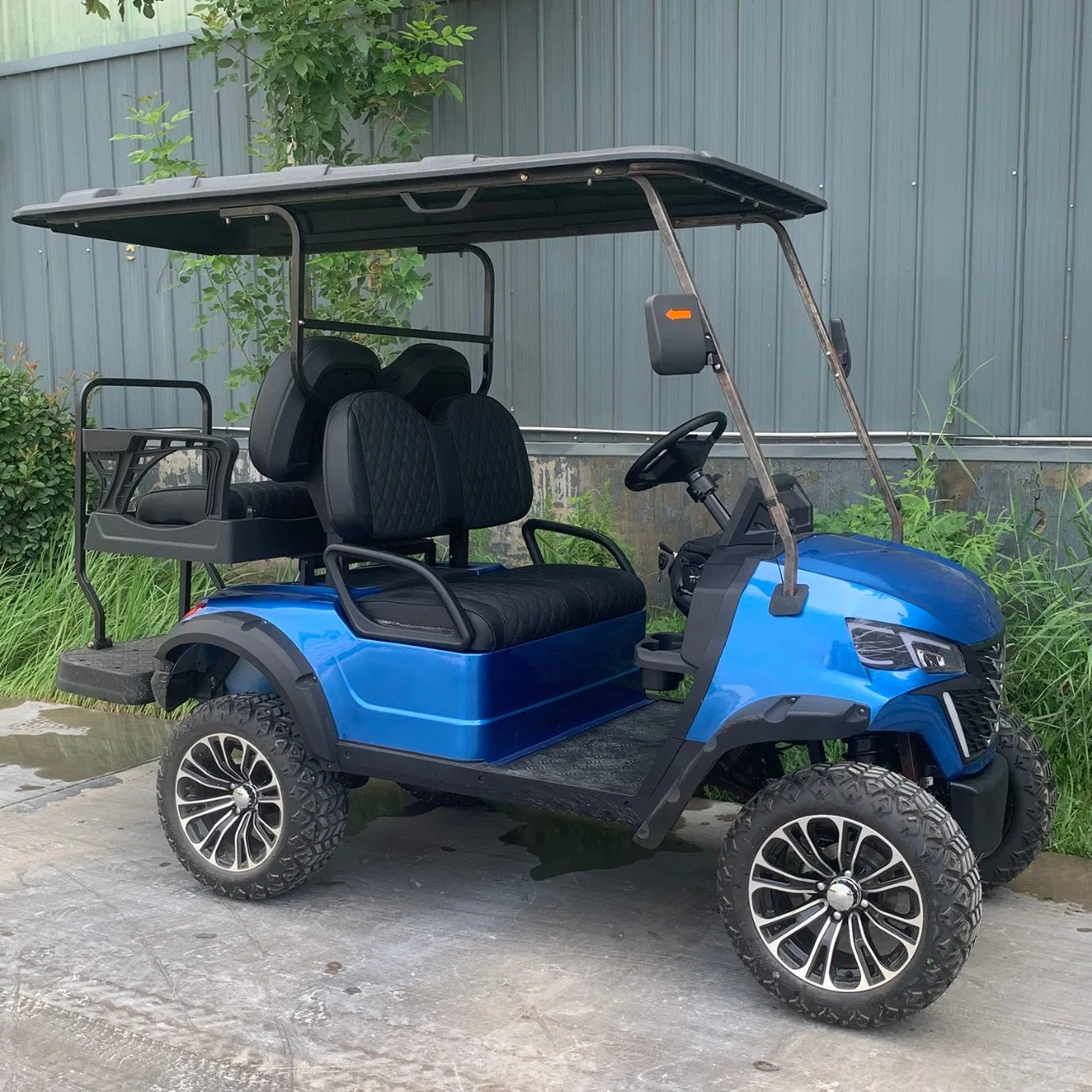 Powerful 4 Seater Electric Lifted Hunting Golf Cart for Villas and Hotel