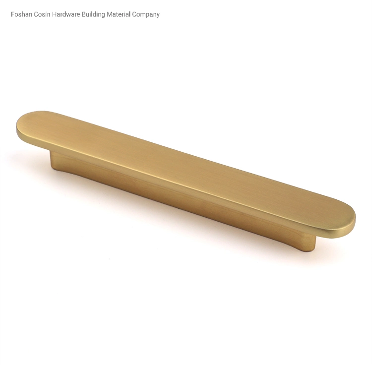 Xuan-Kai -8838 One Line Handle Solid Furniture Zinc Brass Handle Pull Zinc Gold Handle