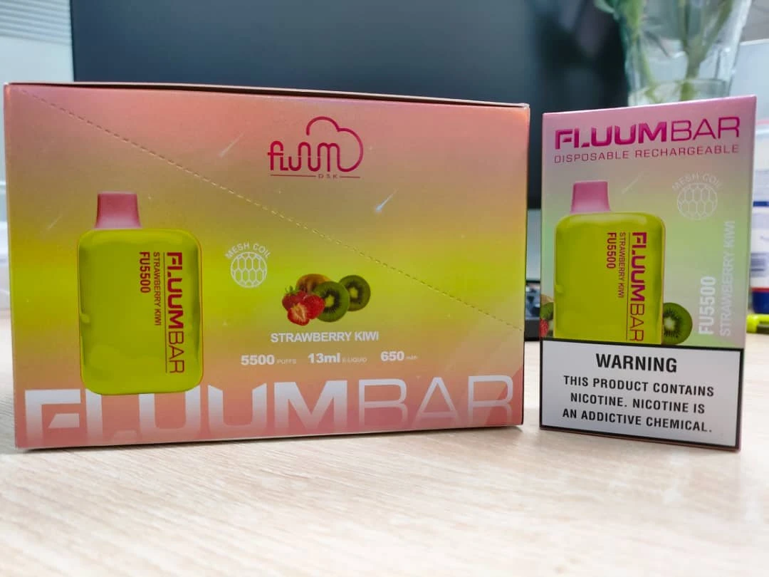 Wholesale/Supplier Disposable/Chargeable Vape Original Fluum 5500 Puffs Electronic Cigarette Mesh Coil Pen