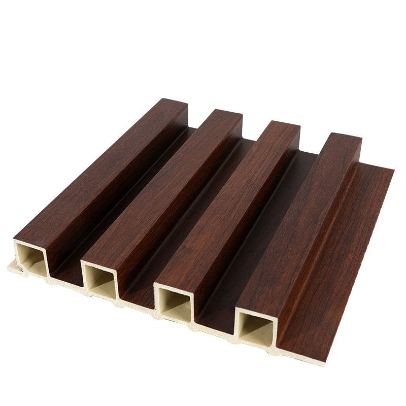 160*24mm High Great Wall Decor Panel Flute Slat Solid Color Wooden Textiure Board for Indoor Walls