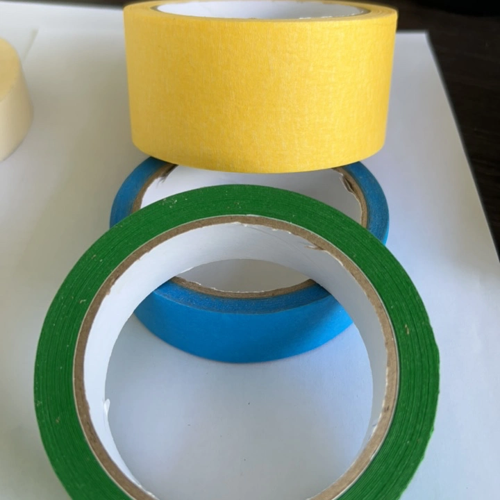 Rubber Glue Customize 80 Degree Car Painting Adhesive Heat Resistant Aotumotive Masking Tape