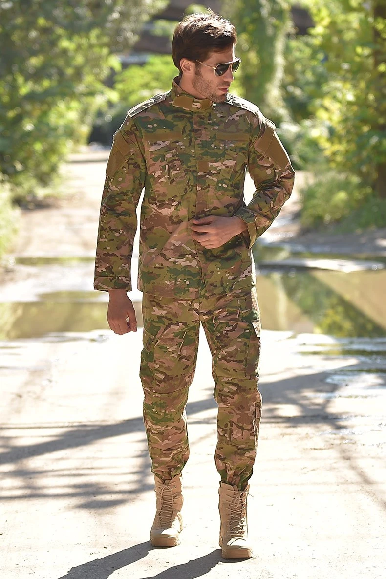 Vestuário de combate táctico uniforme ACU para atacado uniforme Camo Security Guard uniforme Fato