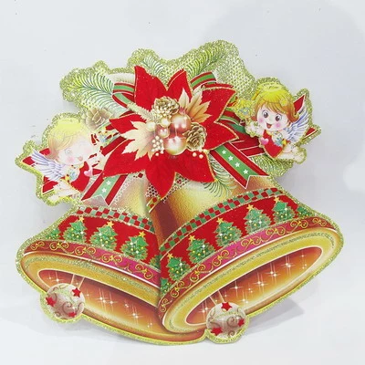 Wholesale/Supplier Christmas Home Decorative Paper Wall Stikcer