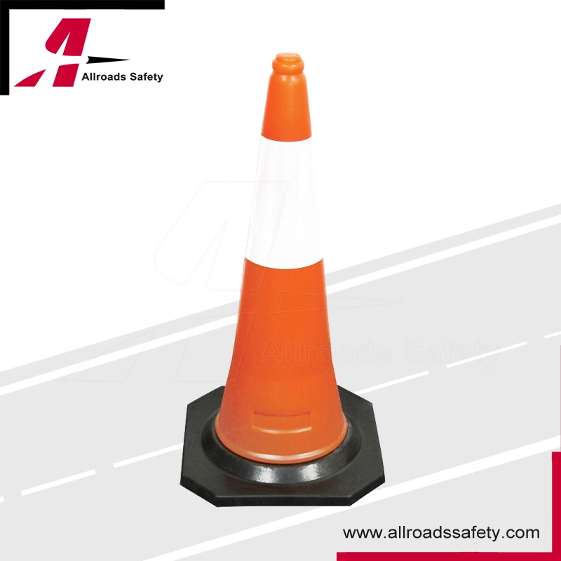 75cm Fluorescent Orange Virgin Material Road Work Safety Cone