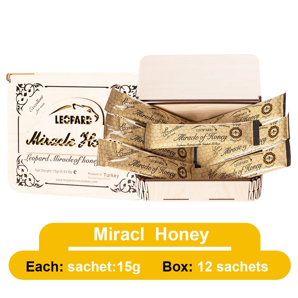 Prix de gros Leopard Miracle Royal miel (12 sachets - 15 G)