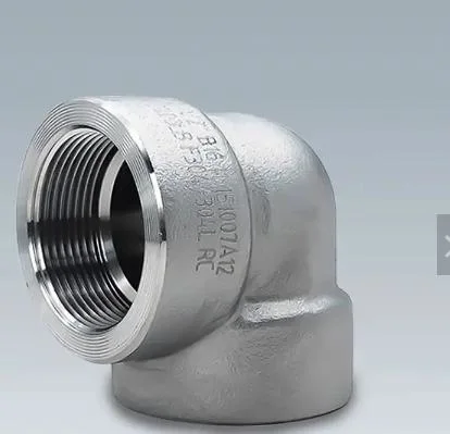 Q235 Carbon Steel Pipe Fittings - Double Internal Thread Pipe Fittings -90 Degree Socket Elbow