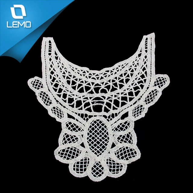 Sewing 100% Cotton Neck Trim Lace Design for New Blouse