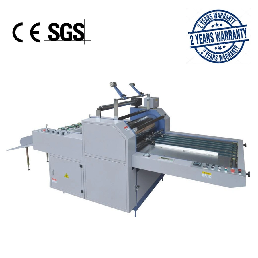 Semiautomática laminadora de la Flauta de cartón caja de cartón cartón plastificado BOPP máquina laminadora Película térmica SFML-920