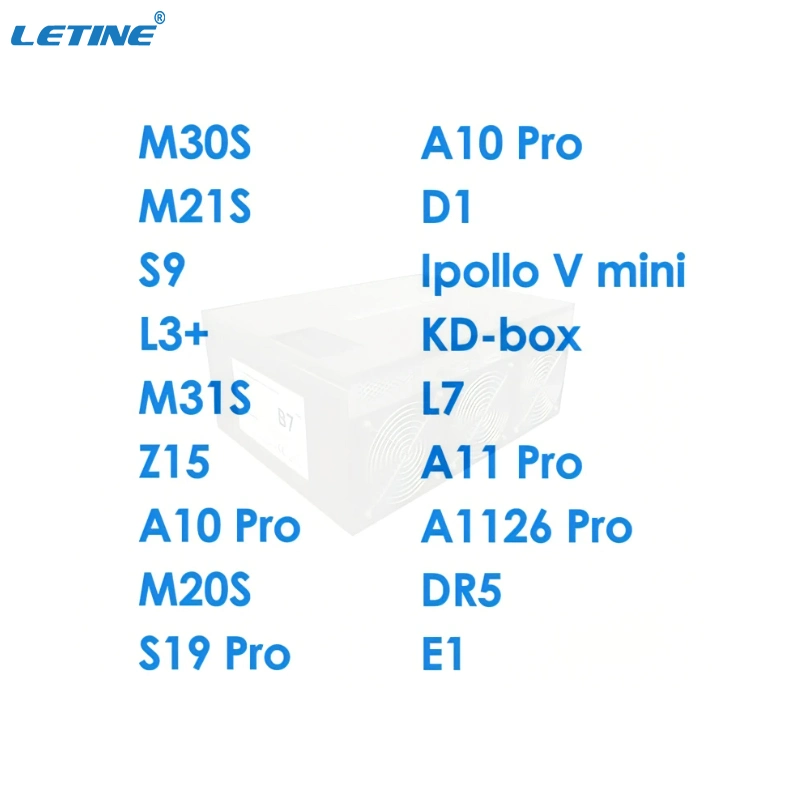 New Brand Apw3 Apw7 Apw8 Apw9 Apw12 PSU Power Supply Overclock for Supercomputer HS3 Ka3 D9 K7 Ks3 L9 L7 L3+ S9j S19A S19j S19K S19XP S19PRO E9 E9 PRO