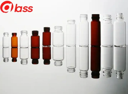 Frasco de frasco de vidro vazio âmbar ou transparente de 2 ml para 10 ml Médico ou cosmético