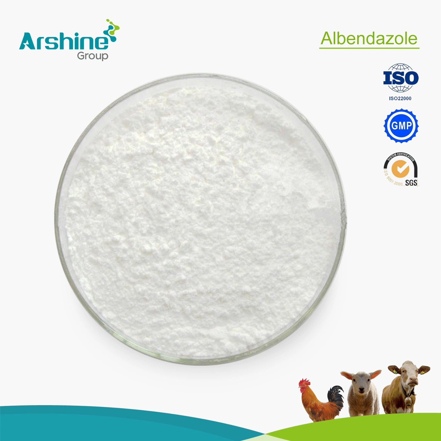 China Factory Supply Veterinary Raw Materials CAS54965-21-8 Albendazole