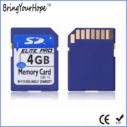 بطاقة ذاكرة SD من OEM تتراوح سعتها من 128 ميجابايت إلى 4 جيجابايت