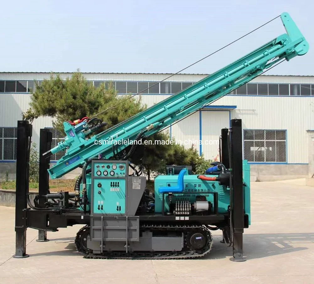 Crawler Full Hydraulic DTH Hammer Air Water Well Drilling Machine