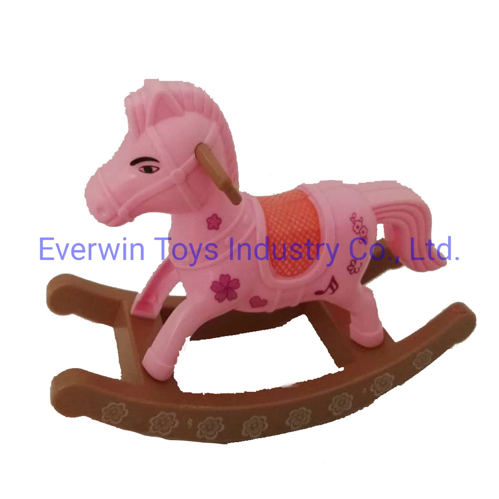 Пластмассовые игрушки кукла аксессуар Rocking Horse игрушка для мини-кукла