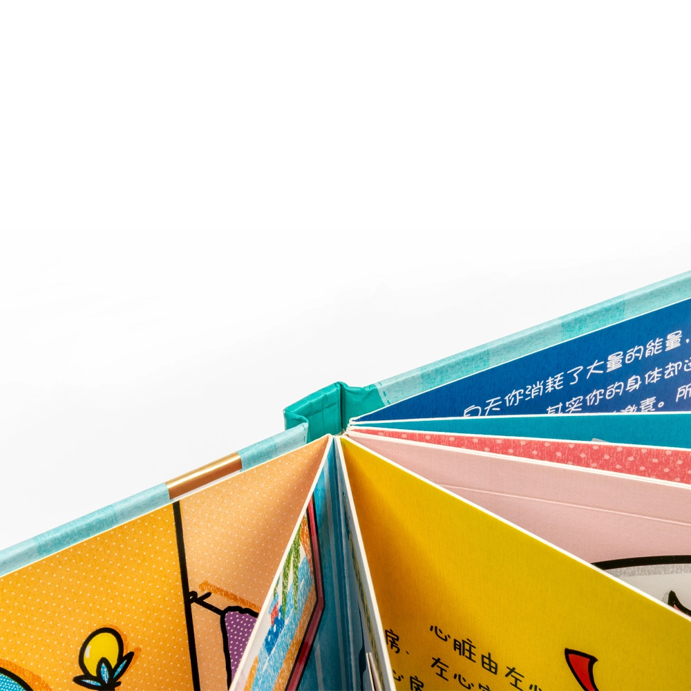 Professional Impression de livres à couverture rigide à bon marché d'enfants Les enfants de carton livre personnalisé