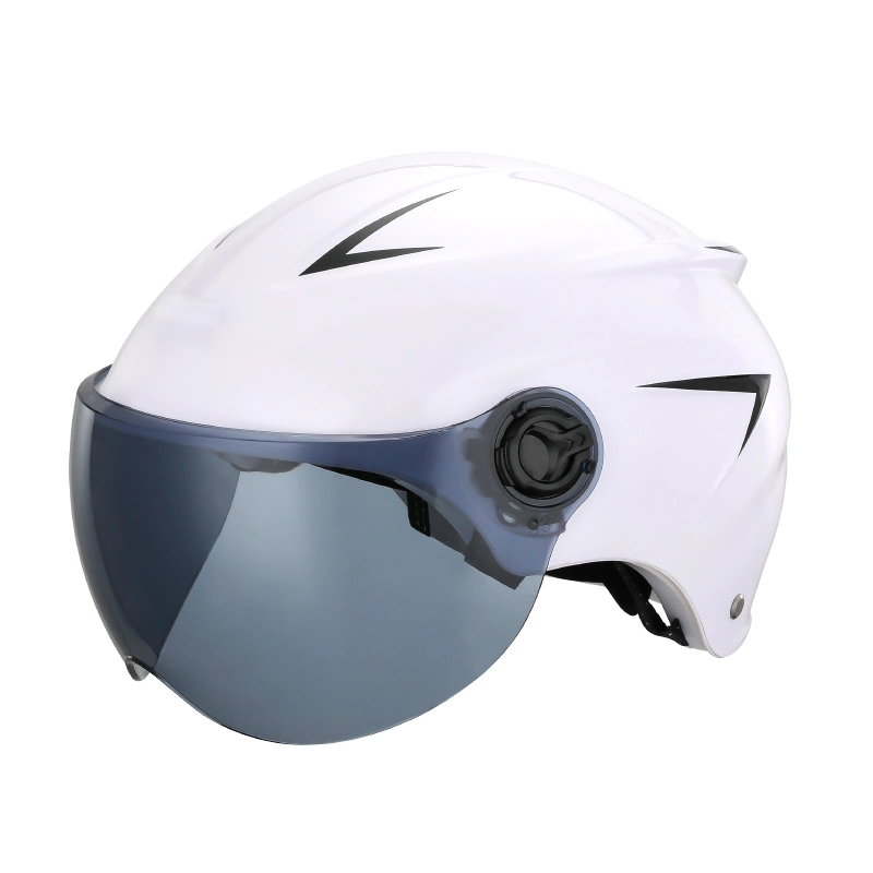 Großhandel Sport Radfahren ABS + EPS Helm Gesicht offen Motorrad Helm Drop Down Sun Visor Sommer Mann Frau Racing Scooter Motorrad Original Sicherheitshelemts