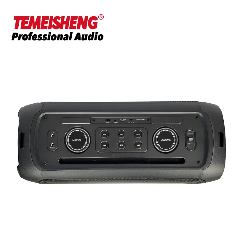 Temeisheng Tms-611 Double 6.5 Inch Party Box Tws Function Wireless Dance Party DJ Subwoofer Bt Speaker