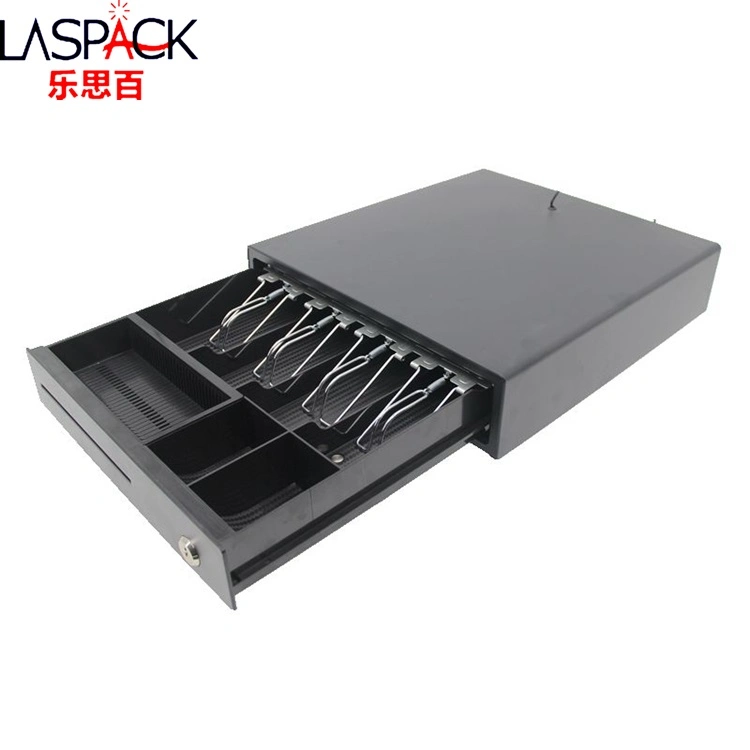 Alta qualidade Electronic Big Cash Drawer supermercado RJ11 POS Cash Registar gaveta