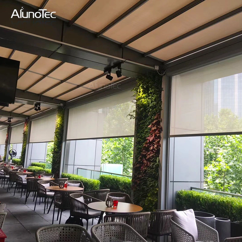 Preço baixo Terraço Telhado abrange a Sun sombreamento do telhado da marquise para aluguer de sombreamento