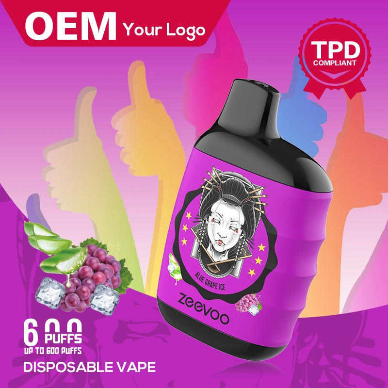 أحدث نسخة أصلية من 600 800 أطواق LED مربع باب vape من الصين