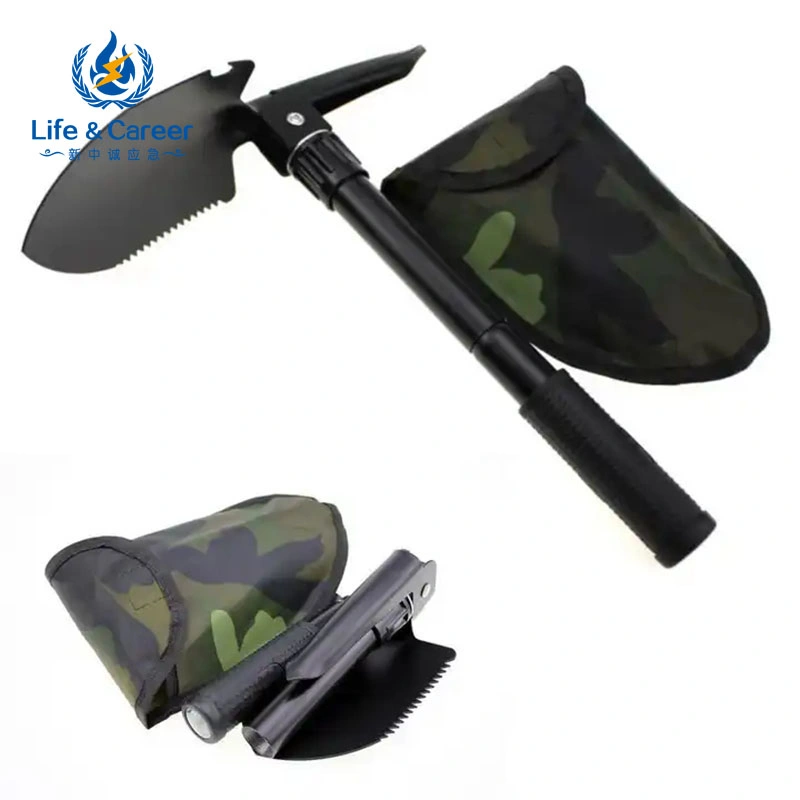 Folding Survival Spade Entrenching Tool Multifunctional Ordnance Camping Shovel Outdoor Equipment