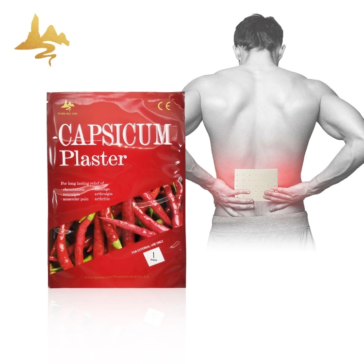 Vente en gros produit naturel Menthol traiter arthralgia Capsicum plat perforé