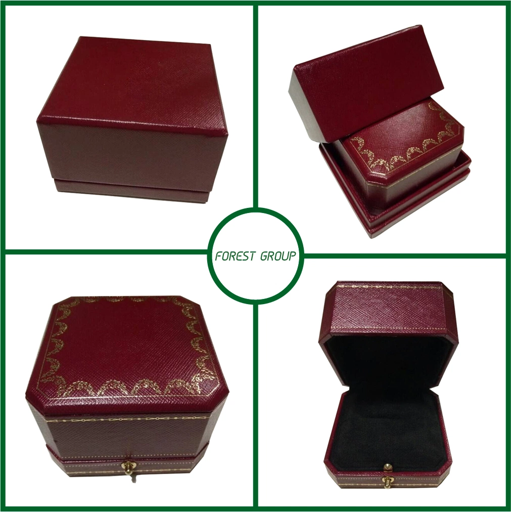 Luxury Leather Quality Wedding Gift Ring Box