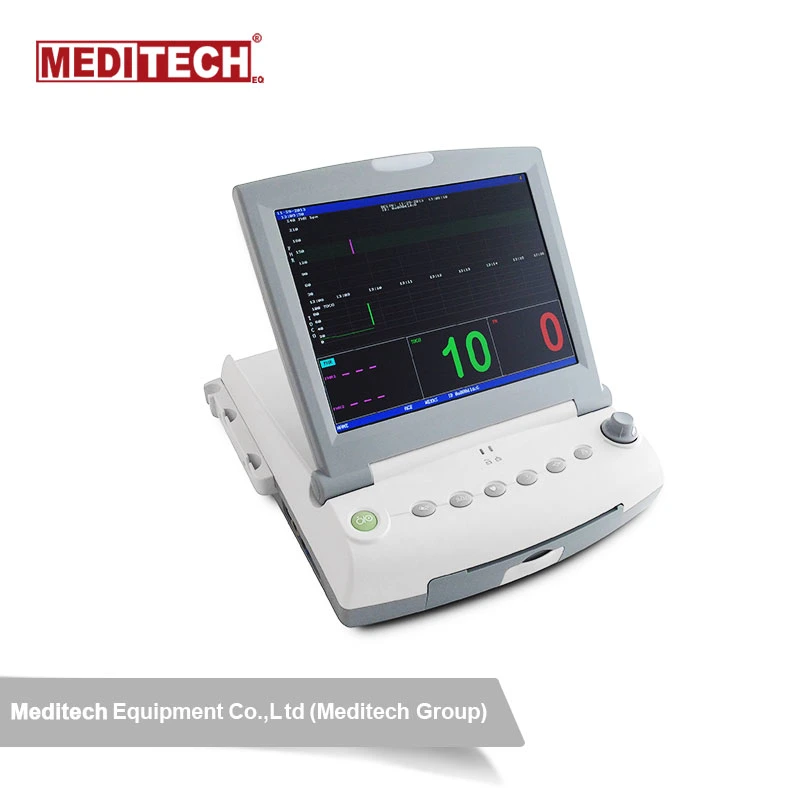 Portable Ctg Machine Maternal Fetal Monitor with Printer and Large Screen