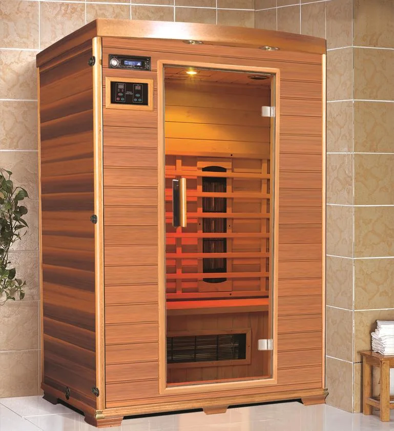 Personalizado moderno 1 personas cerca de lejos Infrarrojo Sauna Mini Sauna seca de vapor de madera