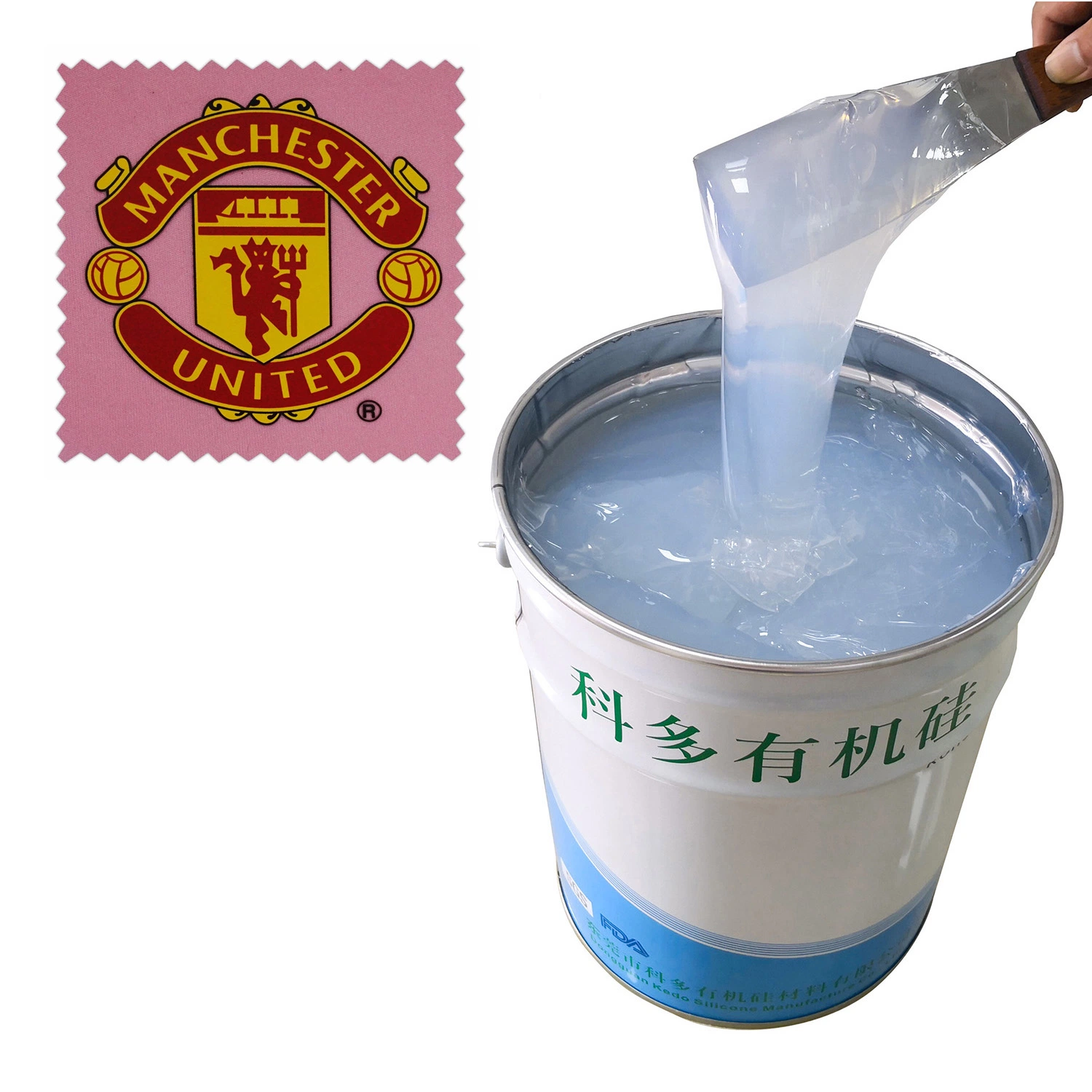 Screen Printing Liquid Organic Silicone Material Supplier for Textile Coating Printing Molding