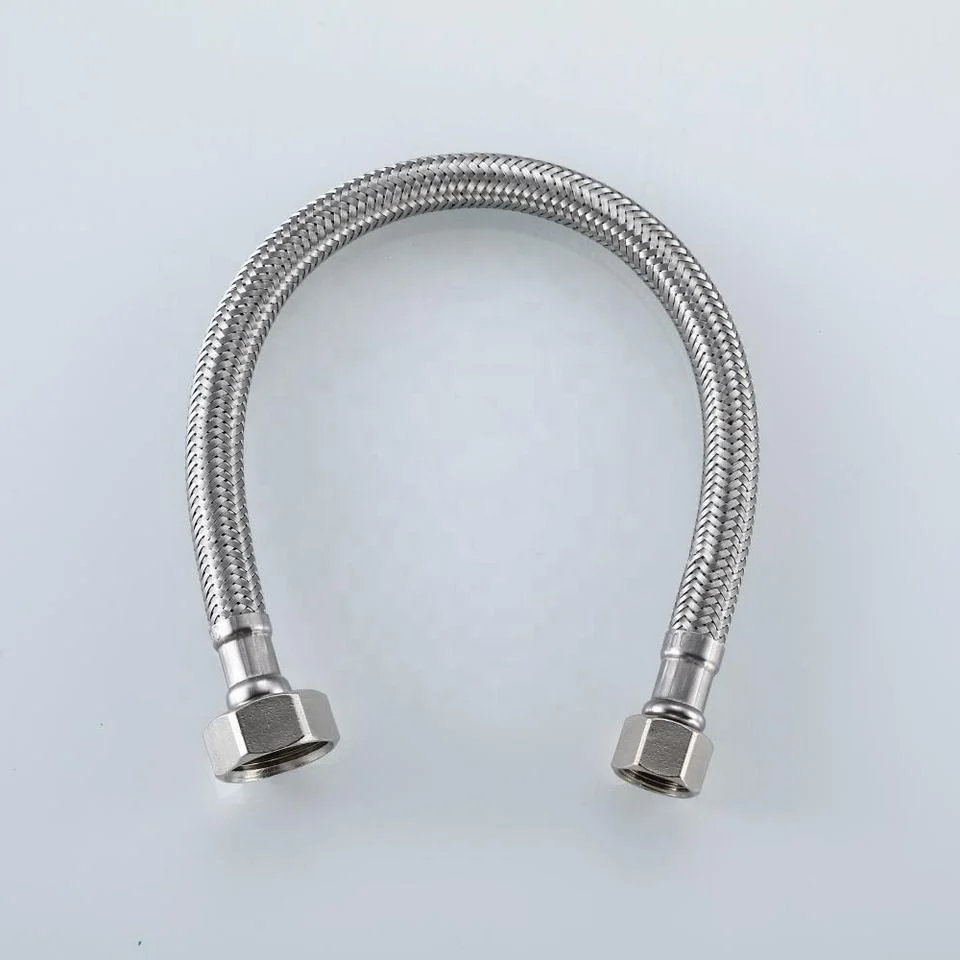 Toilet Stainless Steel Wire Braided Metal Flexible Water Plumbing Hoses