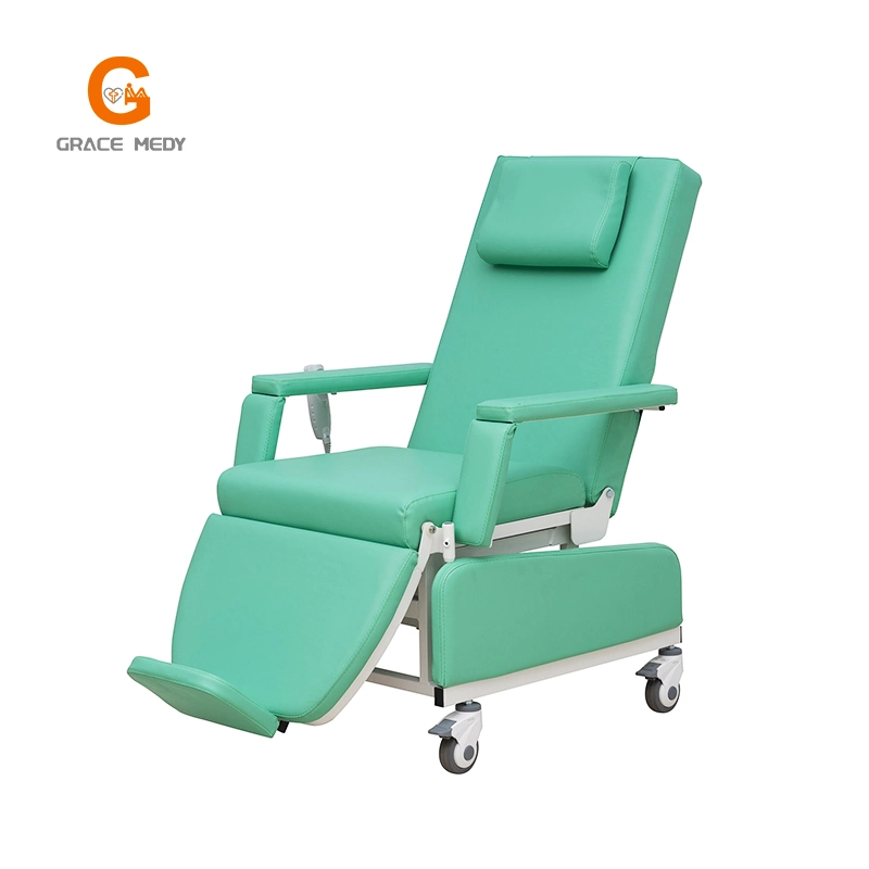 Hospital Chemotherapy Mobile Electric Blood Donation Collection Hemodialysis Dialysis Chair