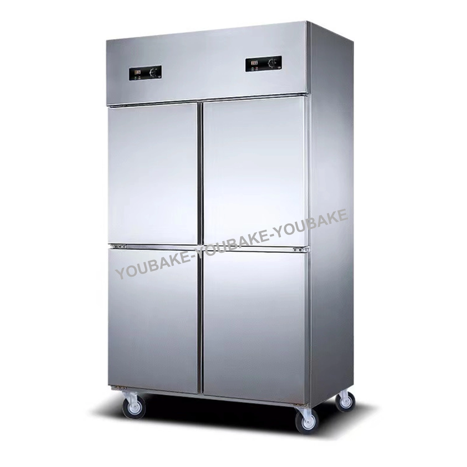 Commercial 4 Doors Refrigerator & Freezer
